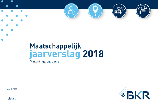 Maatschappelijk jaarverslag 2018 Stichting BKR verschenen